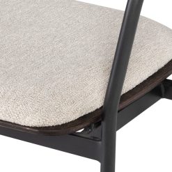 Escapade Counter Stool with Shell Boucle Details