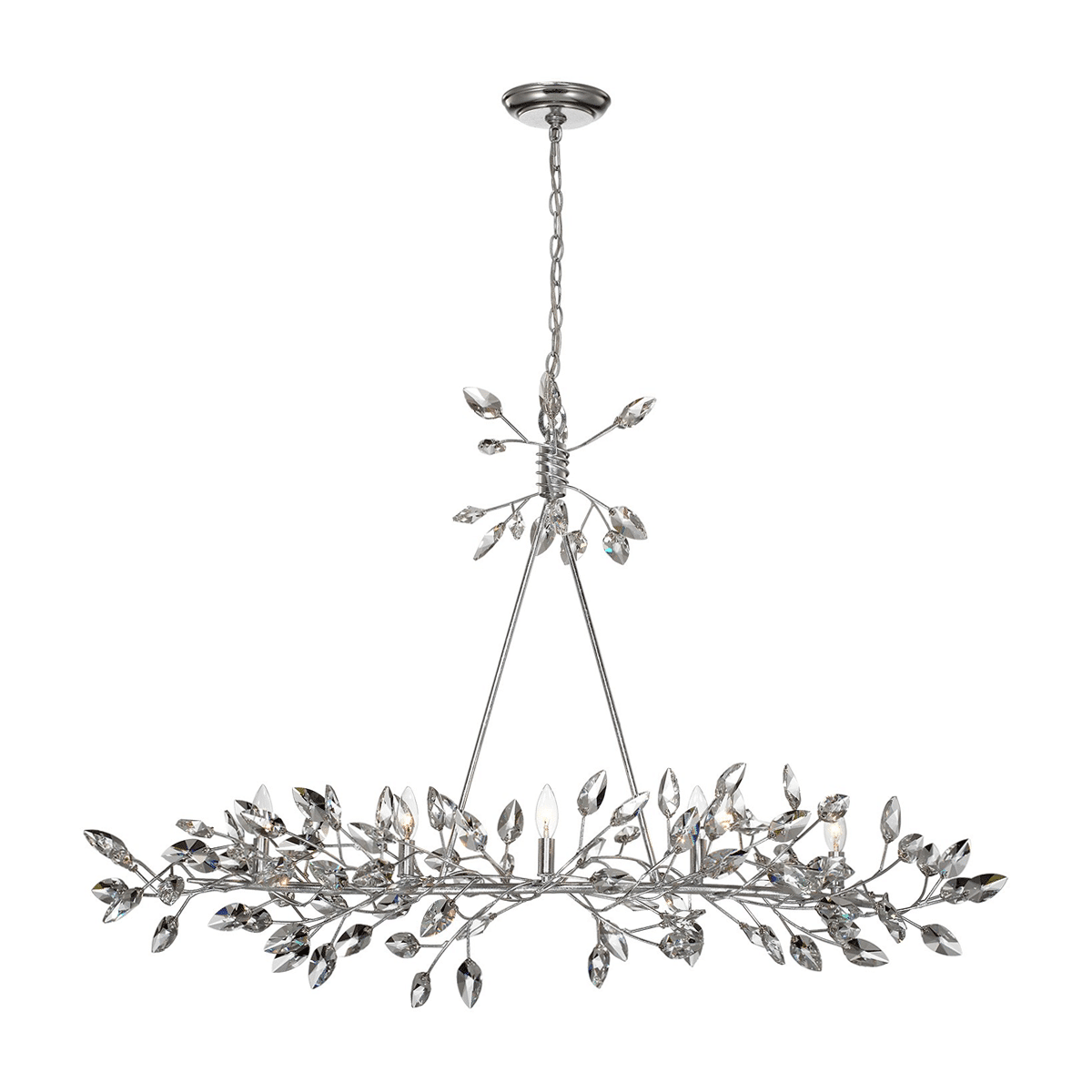 Misthaven Chandelier in Clear Glass