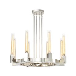 Tranquil Chandelier Polished Nickel