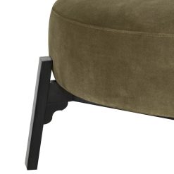 Romola Accent Chair in Safari Velour Details
