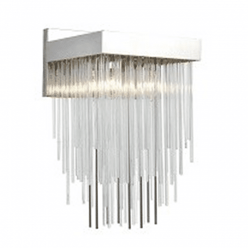 Waterfall Wall Sconce in Polished Nickel