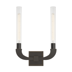 Flute Light Wall Sconce in Urban Bronze