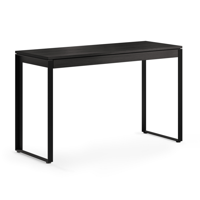 Linea Console Desk in Charcoal Stained Ash Finish