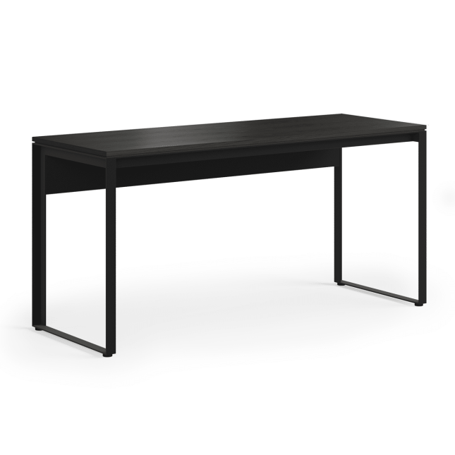 Linea Work Desk in Charcoal Stained Ash