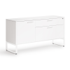 Linea Multifunctional Cabinet in Satin White Finish