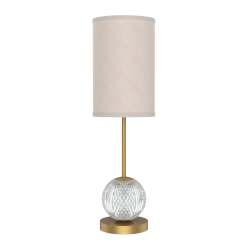Marni Table Lamp in Natural Brass