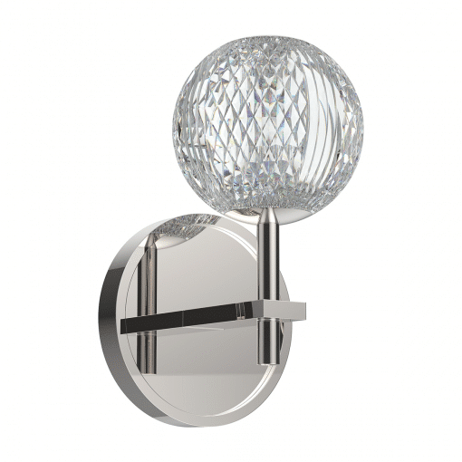 Marni Wall Sconce in Polished Nickel