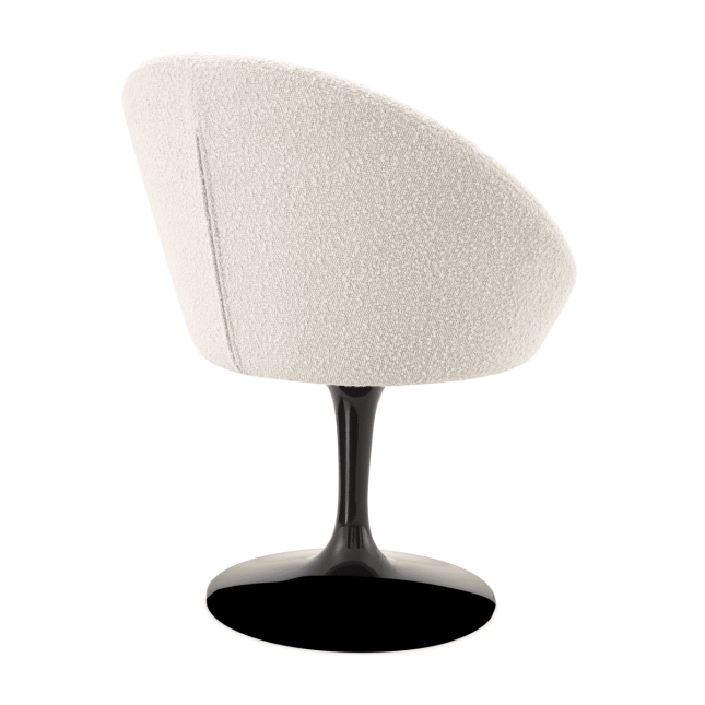 Pavillion Dining Chair in Boucle Cream Back