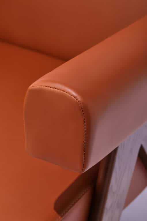Pierre J Lounge Arm Chair in Hazelnut PPM S Details