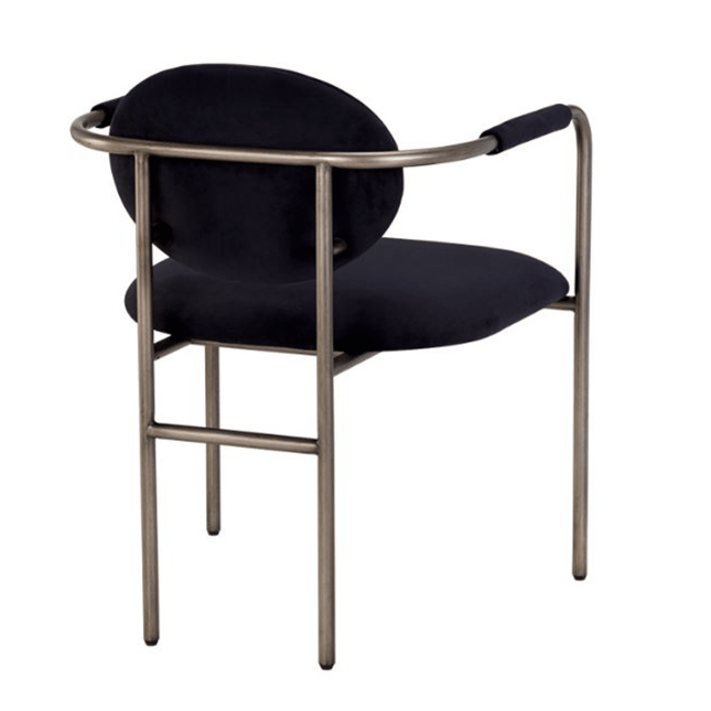 Rylan Dining Chair in Abbington Black Back