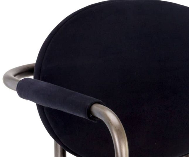 Rylan Dining Chair in Abbington Black Details