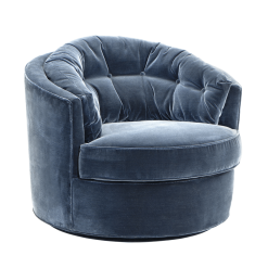 Carlanne Accent Chair in Cameron Faded Blue