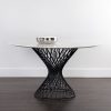Madeira Dining Table in Grey Marble Liveshot