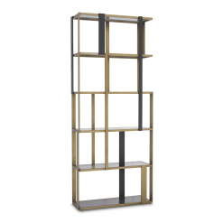 Portia Cabinet in Brushed Brass