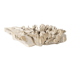 Teak Root Coffee Table Square Bleached ID