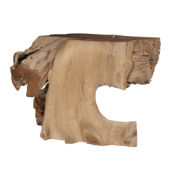 Teak Root Console Table Back