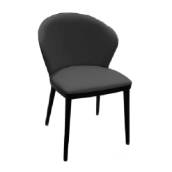 Achele Dining Chair in Anthracite