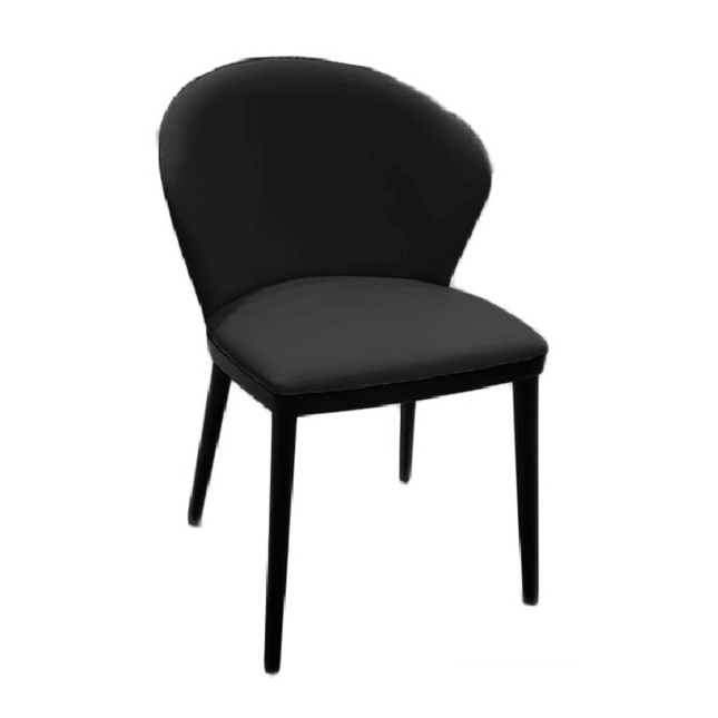 Achele Dining Chair in Black