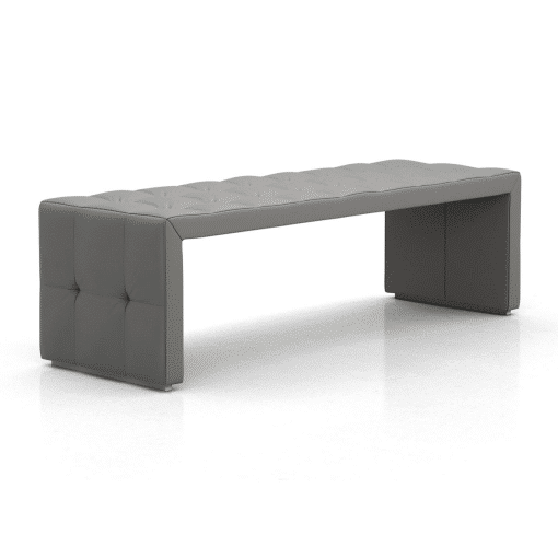 Broad Bench in Warm Grey