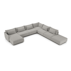 Basel Modular Sofa Left Chaise Top