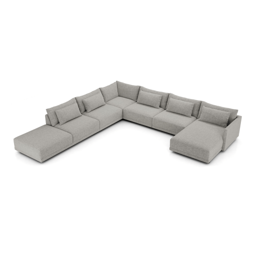 Basel Modular Sofa Right Chaise Top