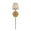 Basilia Wall Sconce in Antique Brass With Light