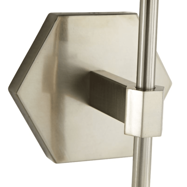 Basilia Wall Sconce in Pale Brass Details