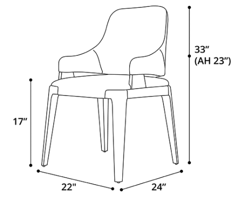 Hamilton Dining Chair Dimensions