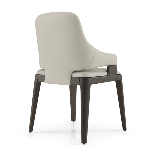Hamilton Dining Chair in Leather Back