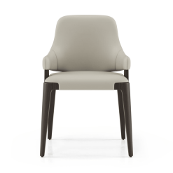 Hamilton Dining Chair in Leather Front