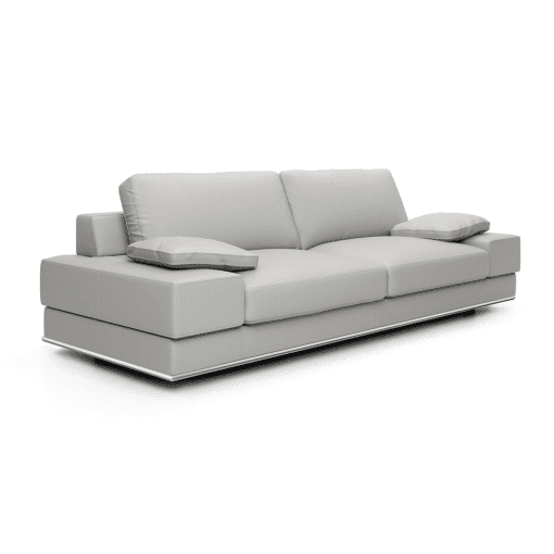 Murray Sofa in Pearl Grey Angle