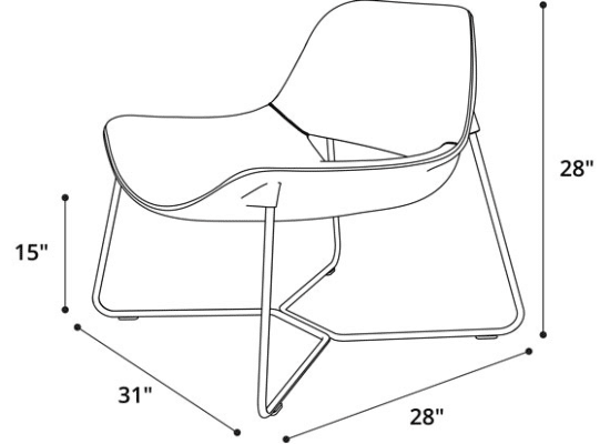 Oakley Accent Chair Dimensions