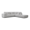 Perry Modular Sofa Set in Gris Fabric Left Facing Arm