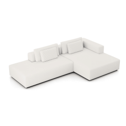 Spruce Modular Sofa Set Right Facing Chaise Top