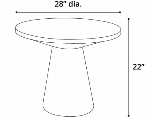 Sullivan Side Table Dimensions