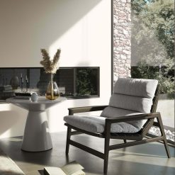 Sullivan Side Table in Glossy Chateau Grey Liveshot