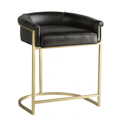 Carillo Counter Stool in Brindle Leather