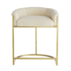 Carillo Counter Stool in Muslin Front