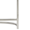 Carillo Counter Stool with Polished Nickel Details