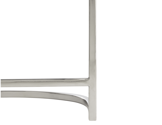Carillo Counter Stool with Polished Nickel Details