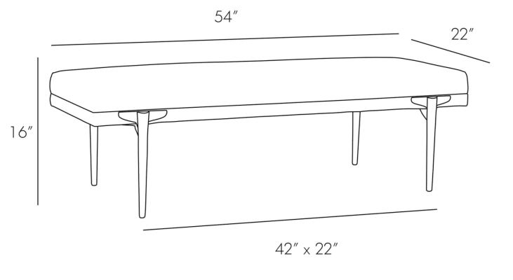 Orchid Bench Dimensions