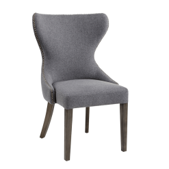Ariana Dining Chair in Dark Grey Fabric