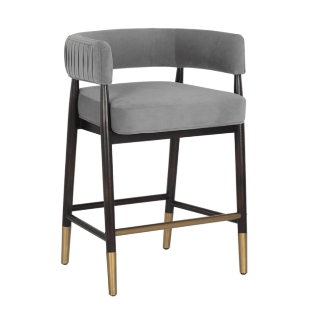 Callem Counter Stool in Antonio Charcoal