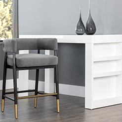 Callem Counter Stool in Antonio Charcoal Liveshot