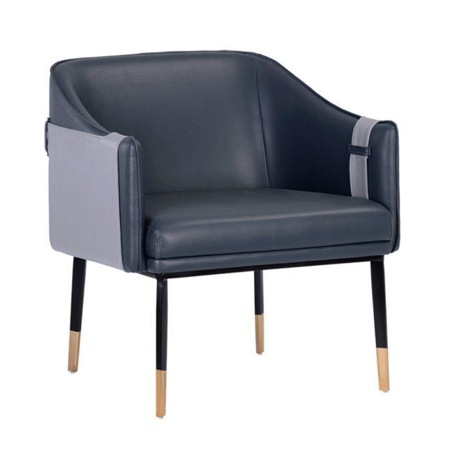 Carter Lounge Chair in Napa Thunder and Napa Slate