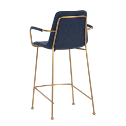 Hathaway Counter Stool in Belfast Navy Back