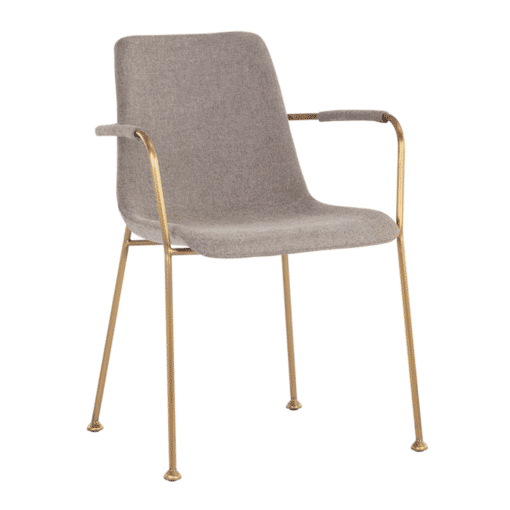 Hathaway Dining Armchair in Belfast Oyster Shell