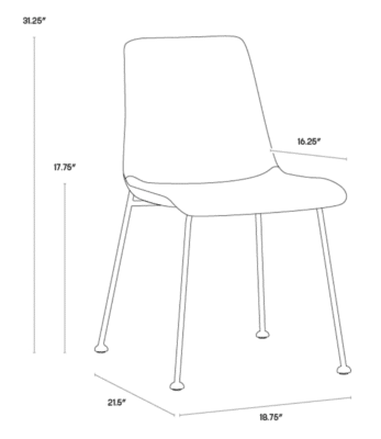 Hathaway Dining Chair Dimensions