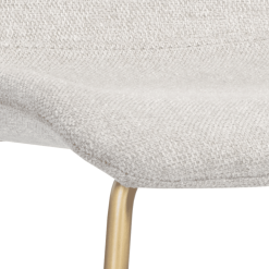 Hathaway Dining Chair in Belfast Oatmeal Details