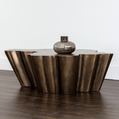 Lynx Coffee Table in Antique Bronze Liveshot